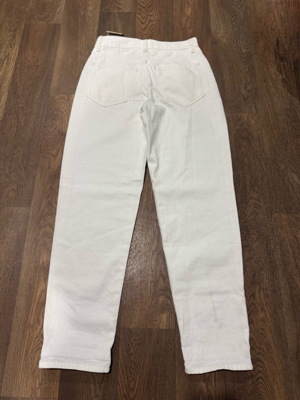 Madewell The Slouchy Boyjean White Denim Jeans Size 23 NEW - Picture 5 of 9